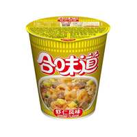 88VIP：日清食品 日清方便面合味道虾仁风味风味代餐零食夜宵泡面74g×3杯