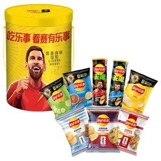 乐事 FIFA世界杯礼盒 628g 膨化食品