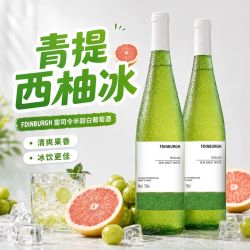 菲丁堡 雷司令白葡萄酒 750ml 8°微醺甜白双支组合
