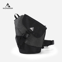 WILDWANDER 途野高级感骑行多功能单肩斜挎背包胸包女式轻便 溯行炭野