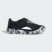 adidas 儿童ALTAVENTURE 2.0 I魔术贴运动休闲凉鞋 黑色   29