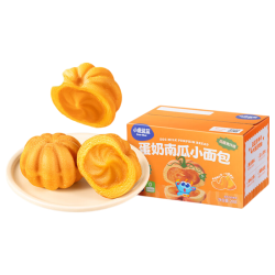 小鹿蓝蓝 蛋奶南瓜小面包 280g 婴幼儿零食