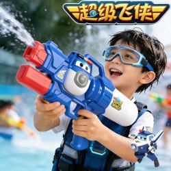 Anby families 超级飞侠包警长儿童抽拉式玩水喷水玩具