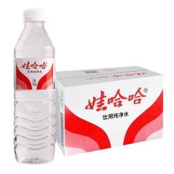 娃哈哈 纯净水饮用水596ml*24瓶纸箱装