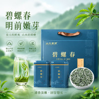 山水西湖 绿茶碧螺春特级250g2026新茶明前苏州头采茶叶礼盒装春茶送礼领导