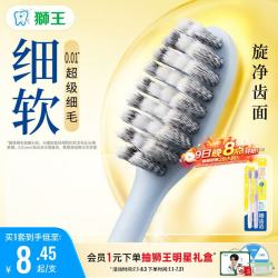 狮王 细齿洁系列 弹力旋净牙刷 2支