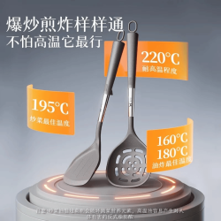 双枪 2件套！食品级汤勺套装 锅铲+汤勺