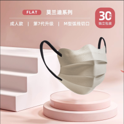 百辉 口罩女夏季防晒2026新款轻薄款成人蝶形立体一次性单独包装
