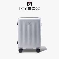 MY BOX 竖纹拉链款 女士行李箱 20寸 四轮