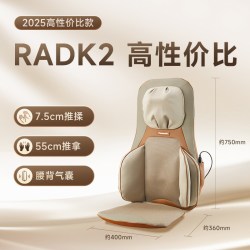 Panasonic 腰部按摩器全身按摩靠垫肩颈用全自动按摩仪坐垫RADK2
