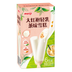 明治 大红袍轻乳茶味雪糕 62g*6支 彩盒装
