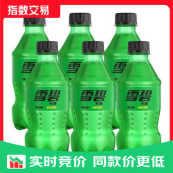 可口可乐 雪碧无糖汽水 300ml*6瓶