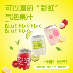 Lemon Republic 迷你气泡果汁 200ML*6罐 混合口味（粉柠荔枝+山野杨梅+爆汁三柠）
