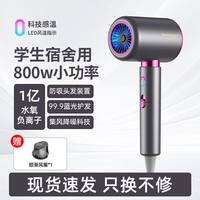 早鱼 电吹风机家用负离子护发静音速干宿舍用学生2026新款大风力吹风筒