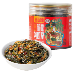 屋头 香辣脆嫩黄瓜条 200g*1罐