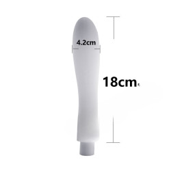 多功能女生男用迷你按摩枪 单独加长头18cm