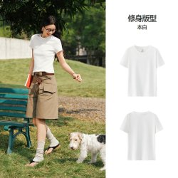森马 凉感 女士短袖T恤