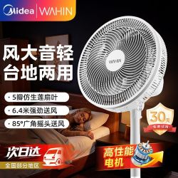 华凌 落地扇电风扇遥控风扇落地式台式家用轻音定时大风力30SP
