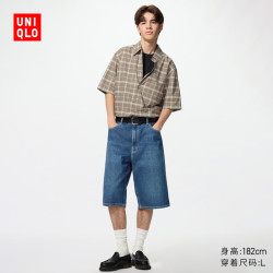 优衣库 男装 牛仔中裤 484209