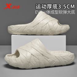 特步 男款运动凉拖