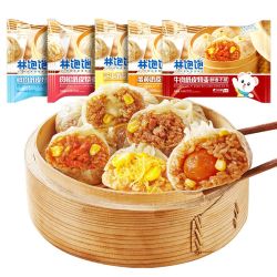 林饱饱 Linbaobao 林饱饱 苏式纸皮烧麦蛋黄牛肉 100g*3+30g*2