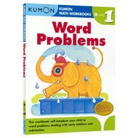 Kumon Math Workbooks Word Problems G1-G6 公文式教育 儿童数学练习册英语应用题小学6册