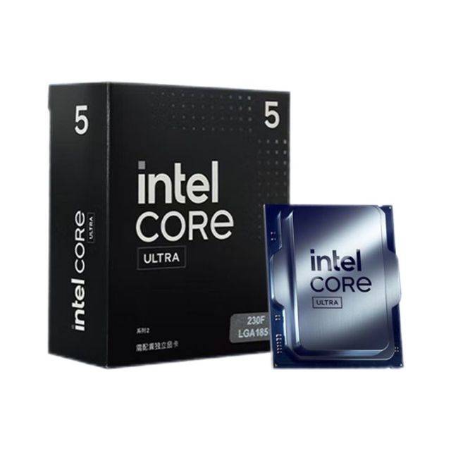 英特尔 酷睿ultra 230F全新盒装 10核心10线程 睿频5.0 缓存24MB