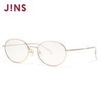 JINS 太阳眼镜金属椭圆小框老钱风防晒墨镜防紫外线UMF26S113
