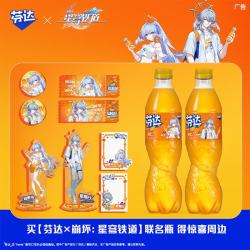 可口可乐 联名橙味汽水500ml*12瓶(含赠品周边)