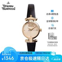 Vivienne Westwood BFVV090GDBK 复古镀金皮带石英女表