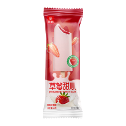 光明牌 冷饮冰淇淋雪糕棒冰 草莓甜心雪糕65g*30支