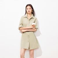 VERO MODA 女装纯棉A字通勤连衣裙