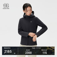 KOLON SPORT TECHSHELL 3L软壳夹克 防风防水透湿 黑色BK-女 L