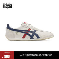 Onitsuka Tiger RUNSPARK复古舒适休闲鞋 白色/藏青色 | 鞋型偏窄，选大半码至一码 37.5