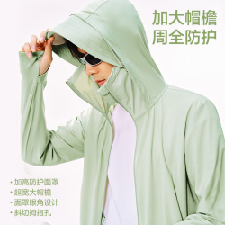 网易严选 UPF100+冰皮PRO多波段防晒衣轻薄透气防晒服防光老 冷月灰(男-净色) M