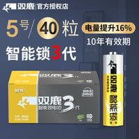 双鹿 电池智能锁电池碱性5号适用指纹锁/电子门锁小米TCL德施曼PHILIPS鹿客VOC凯迪仕LR6/AA