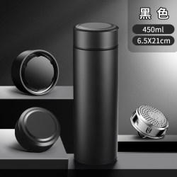 芙劳尔 Flower 芙劳尔 FLE-BWB-003 保温杯 450ml 黑色