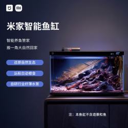 米家 MYG100 智能鱼缸+画法几何(造景+加热棒) 深空灰 44.6*24.6*29.5cm