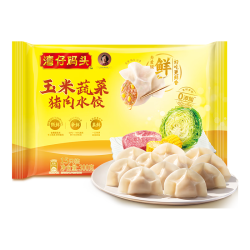 湾仔码头 玉米蔬菜猪肉水饺 300g15只
