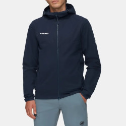 MAMMUT 男款连帽透气耐磨防风拉链软壳衣 三色可选