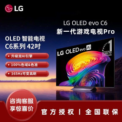 LG 电视 OLED42C6XCA  42C6 电竞显示器 165Hz刷新率 LG新款电视