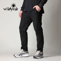 野也wildyeah_1078户外运动野游登山工装休闲长裤舒适微弹力黑色