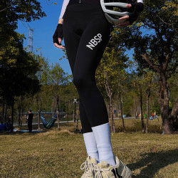 NBSP塑形无痕美学骑行裤夏季透气提臀户外运动紧身高腰骑行裤