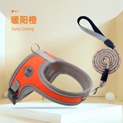 马鞍式胸背防挣脱牵引遛狗绳狗狗牵引绳舒适犬胸背四季狗绳牵引绳