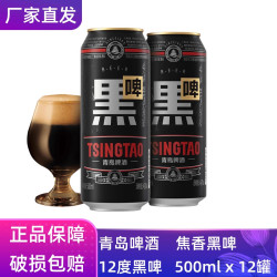 青岛啤酒 黑啤听整箱罐装原厂直营 500ml