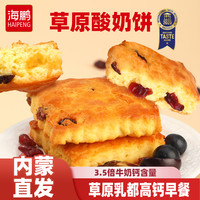海鹏 酸奶饼牛奶饼干糕点内蒙特产手工制作健康营养早餐赠送3枚