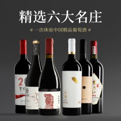 银色高地 精选6大名庄 银色高地/志辉源石/贺兰红/6支装葡萄酒