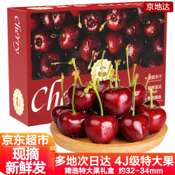 京地达 车厘子 3J级巨无霸 5斤 30-32mm