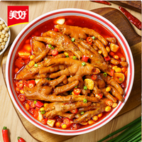 美好 香卤凤爪 2斤装1kg 川渝火锅食材卤鸡爪
