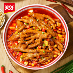 美好 香卤凤爪 2斤装1kg 川渝火锅食材卤鸡爪